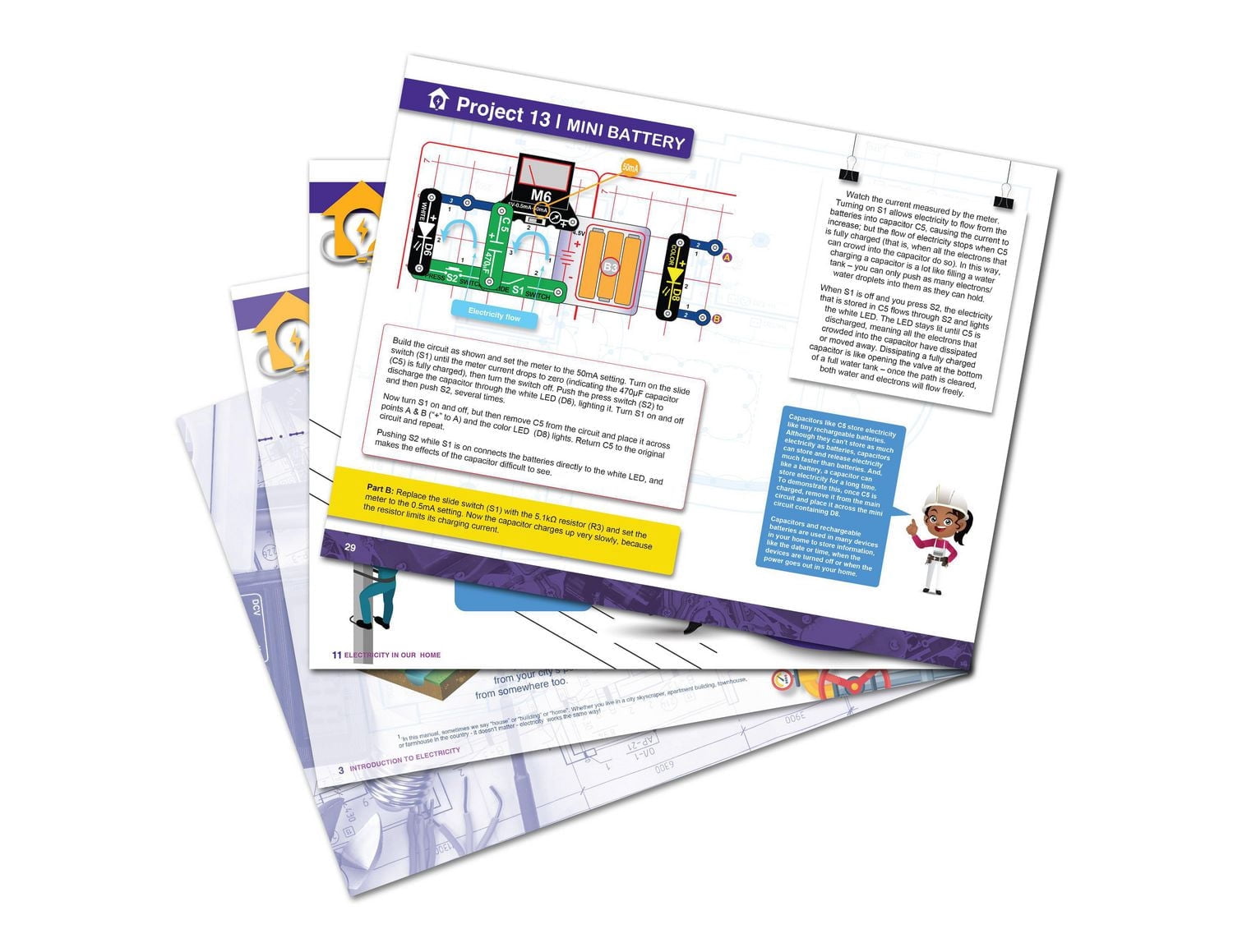 Snap Circuits® Science STEM Electronics MyHome Set (SCMYH7FR) Plus de 30 projets !