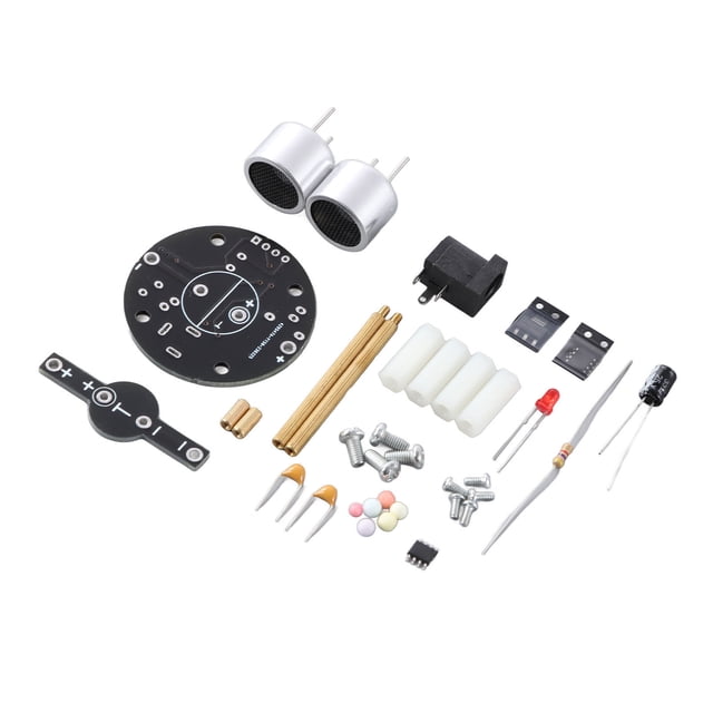 Ultrasonic Suspension Kit, DC 12V DIY Levitation Learning Kit Simple Circuit Easy Operation Stable Performance with Foam Balls for Electronic Experiment Spare Parts