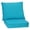 Turquoise, variant on Gymax 2PCS Deep Seat Chair Cushion Pads Set Indoor Outdoor W/ Rope Belts Grey