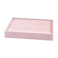 thumbnail image 1 of Jewelry Organizer Jewelry Storage Containers for Drawer Jewelry Display Holder Jewelry Drawer Insert for Bedroom Counter Shop , Pink Rings Tray, 1 of 8