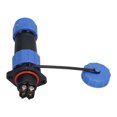 thumbnail image 4 of Waterproof Connector 2 Pin IP68 Aviation Power Socket 250V 20A Flanged for Cable Wire LP16, 4 of 14