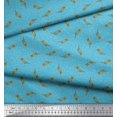 thumbnail image 2 of Soimoi Silk Fabric Circle & Lizard Reptile Printed Craft Fabric by The Yard 42 Inch Wide, 2 of 3