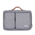 thumbnail image 1 of 360° Protective Laptop Shoulder Bag Sleeve Case for 13 Inch New MacBook Pro Touch Bar 2016-2020 | Surface Book 3 2 | MacBook Pro Retina 2012-2015 | 13" HP Acer ASUS Computer, Gray, 1 of 5