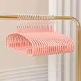 thumbnail image 1 of Meitianfacai Clothes Drying Rack Clothes Hanger, Non-slip Hangers Non-marking Thicker Models Without Shoulder Corner Drying Rack Household Clothes Racks 10PCS,Pink, 1 of 6
