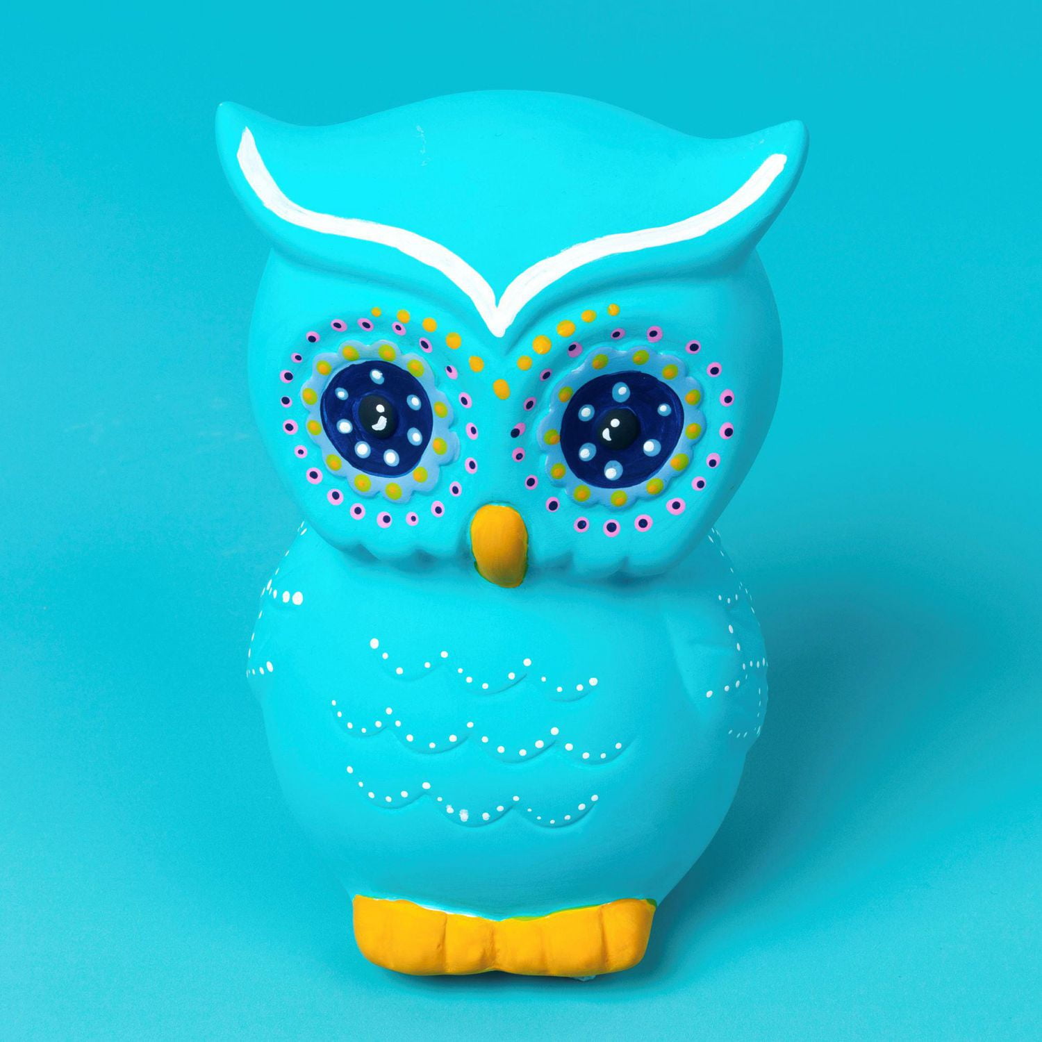 Create Basics Paintable Ceramic Owl Bank