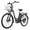Black, variant on Gotrax B06 26" Electric City Bike with Basket, 500W Motor, 25km/h, 88KM Range, 7-Speed, LCD Display - White