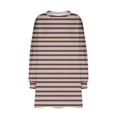 thumbnail image 4 of RXIRUCGD Chandail en Molleton Oversize pour Femmes, Col Rond, Manches Longues, Imprimé, Marron, Taille : S, 4 of 5