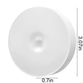 thumbnail image 3 of LED Motion Sensor Cabinet Light | Under Counter Closet LED | Wireless USB Rechargeable Night Light | Battery Powered | 14 LEDs | 7.8x1.8cm | Aluminum Alloy | 3 Modes | 1 Pack, 3 of 9