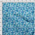 thumbnail image 3 of oneOone Tissu Polyester Lycra Texture Aquarelle Tissu Imprimé au Mètre 56 Pouces de Large, 3 of 4