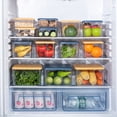 thumbnail image 4 of Boîte de Conservation Alimentaire Hermétique - Boîte de Rangement Multifonctionnelle Empilable pour Réfrigérateur - Couvercle, Jaune, JKODE, 4 of 8