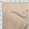 thumbnail image 3 of oneOone Polyester Spandex Light Peach Fabric Check Craft Projects Decor Fabric Printed By The Yard 56 Inch Wide, 3 of 4