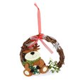 thumbnail image 2 of Christmas Vine Circle Wreath, Reusable Lovely Christmas Rattan Wreath Decorative Washable  For Home For Shop Window For Christmas Tree For Fireplace Bear, 2 of 8