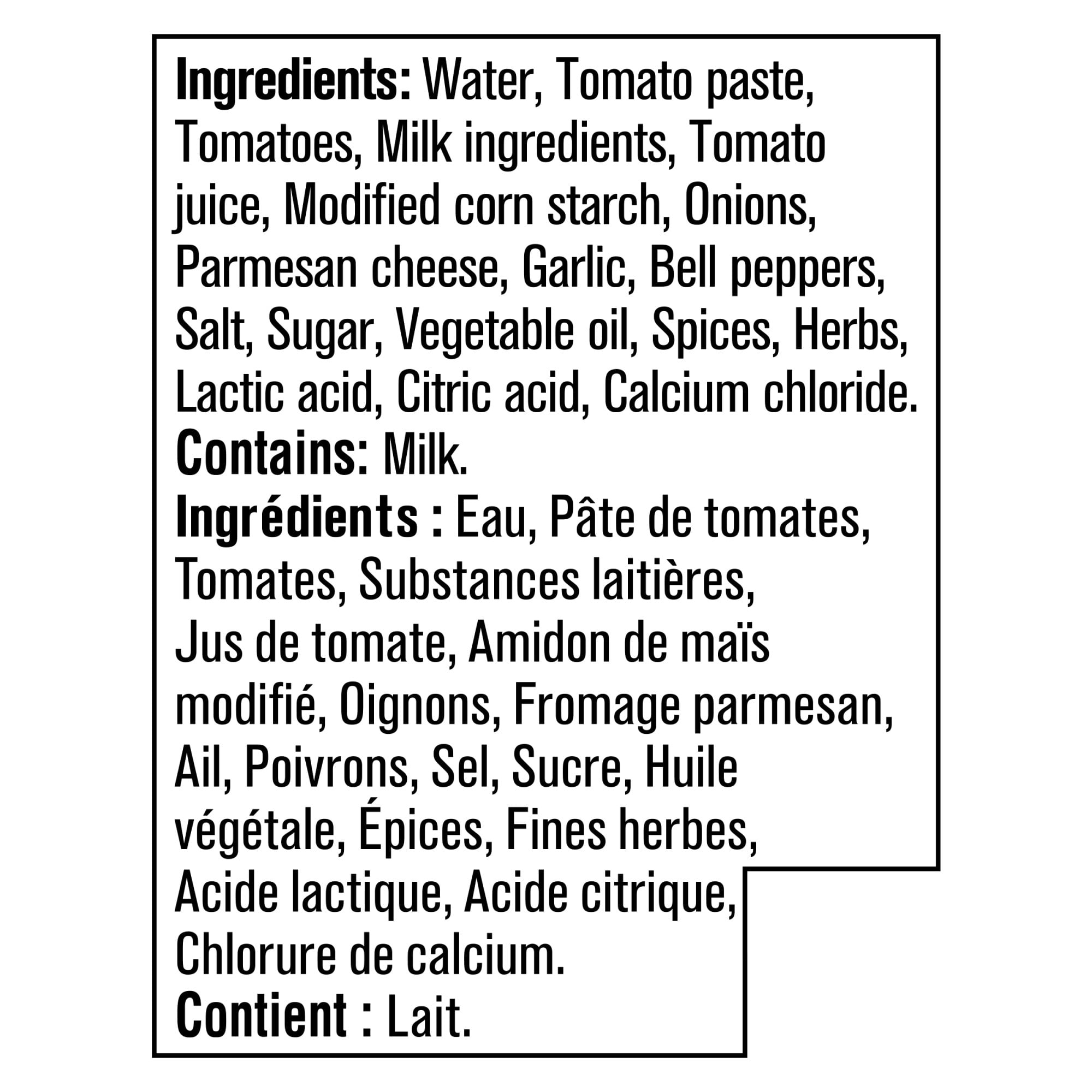Sauce Pour Pâtes Épicées Aux Tomates Et Au Parmesan