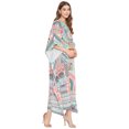 thumbnail image 3 of Robe Kaftan Longue Décontractée Ample à Manches Kimono pour Femmes Grande Taille, Tenue de Villégiature, Robe de Soirée, Fête, Été, Plage, Couvre-Maillot, 3 of 6