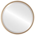 thumbnail image 1 of London Framed Round Mirror - Gold Spray - 15" x 15", 1 of 7