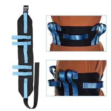 HURRISE Démarche Ceinture Transfert & Marche Outil de Déplacement avec Poignées Boucle à Dégagement Rapide Sécurité du Patient, Poignée Ceinture, Ceinture de Transfert