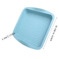 thumbnail image 3 of Cake Mould Square Pan for Baking – 8x8 Nonstick Silicone Baking Pan for Cakes Rice Lasagnas and More Kitchen for Even Heat Distribution, 3 of 7