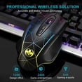 thumbnail image 4 of APPIE M30 Wireless Gaming Mouse, Rechargeable Computer Mouse Mice with Ergonomic Palm Rest, Rainbow Backlit Lights, 4 Levels DPI up to 3200, USB 2.4GHz Optical Mice for PC Laptop Desktop Gamer, 4 of 10