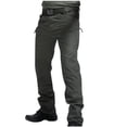 thumbnail image 3 of cllios Pantalon de Randonnée pour Homme Grande Taille Pantalon Cargo à Multiples Poches Pantalon d'Extérieur Imperméable en Ripstop Pantalon de Travail de Randonnée Léger Extensible Noir 4TG, 3 of 8