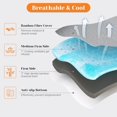 thumbnail image 3 of Extra Firm Mattress Topper Queen, 3 Inch High-Density Firm Mattress Pad for Back Pain Relief, Bed Topper with Removable Cover, No Smell, No Slip, CertiPUR-US Certified, 80" x 60", 3 of 5