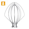 thumbnail image 4 of becaristey Agitateur de Crème pour Oeufs Type Inoxydable Accessoire de Mélangeur Fournitures Mélangeur à Tête Inclinable Robuste Artisanat Outils de Cuisine Multifonctionnels Farine Type1, 4 of 6