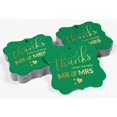 thumbnail image 4 of Inkdotpot Real Gold Foil Bracket Shape Paper Hang Tags Thanks From The New Wedding Favor Tags Pack Of 100, 4 of 7