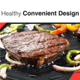 thumbnail image 2 of fastboy 2Pcs Rapid Heating Barbecue Trays Non-stick Baking Trays for Microwave Oven, 2 of 6