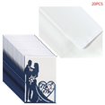 thumbnail image 4 of Ramiter 20pcs Wedding Invitations Card Invite Envelopes Kit Bridal Shower Engagement Party Supplies, 4 of 4