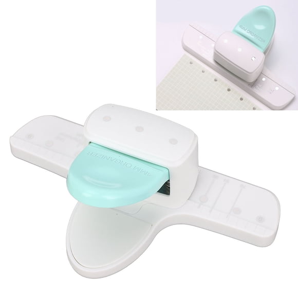 3 Hole Puncher, Flexible Alignment 3 Hole Punch 8 Sheets Capacity 19mm Spacing for Loose Leaf Notebooks
