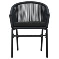 thumbnail image 3 of vidaXL 5 Piece Garden Dining Set Black, 3 of 4