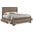 thumbnail image 4 of Kauffman Wood Eastern King Storage Panel Bed Washed Taupe, 4 of 9