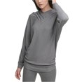 thumbnail image 1 of DKNY Sweat à Capuche Manches Dolman pour Femmes, Gris, Très Petit, 1 of 4