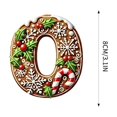 thumbnail image 3 of Rwnbm 26 Letters Christmas Tree Decoration Pendant Christmas Tree Ornaments Personalized DIY Christmas Ornaments Christmas Decoration Xmas Tree Hanging Decor Feature, 3 of 4