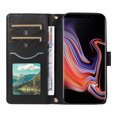 thumbnail image 3 of Samsung Galaxy Note 9 Phone Case , Wallet Flip Cover Adjustable Crossbody Lanyard Magnetic Card Slots, 3 of 5