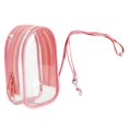 thumbnail image 3 of Xuanheng Clear Figure Display Bag Doll Display Bag for Collectors Action Figures Doll Pink and Rope, 3 of 8
