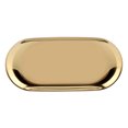 thumbnail image 1 of Heaveant Storage Tray, Nordic Style Stainless Storage Tray Cosmetics Jewelry Cake Plate for Office Desks(L-Golden), 1 of 8