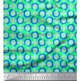 thumbnail image 1 of Soimoi Poly Georgette Fabric Dot,Circle & Honeycomb Design Geometric Decor Fabric Printed Yard 42 Inch Wide, 1 of 3