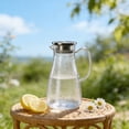 thumbnail image 2 of Bouilloire à Thé en Acier Inoxydable avec Passoire Intégrée et Texture Martelée – Capacité de 1,0 L / 1,5 L / 1,8 L – Options de Couleur Brun Gris Transparent, 2 of 6
