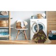 thumbnail image 2 of Ahgly Tapis Rond Lavable en Machine Intérieur Caramel Brun, 3 Pieds Rond, 2 of 7