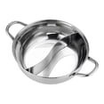 thumbnail image 2 of QualitChoice Divided Hot Pots Stainless Steel Shabu Shabu Hot Pot With Divider Multifunctional Cooking Tool Soup Wear Resistance, 2 of 6