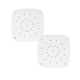 thumbnail image 1 of Oleegame 2PC 100PCS Oil Absorbing Paper Perforated Paper for Air Fryer, Streamer, Pans White, 1 of 7