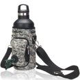 thumbnail image 1 of Made Easy Kit Water Bottle Carrier with Pocket for Dog Poop Waste Bags and Adjustable Padded Shoulder Strap, 1 of 1