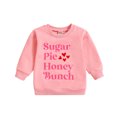 thumbnail image 1 of TZEWGL Crewneck Tops For Toddler Letter Print Long Sleeve Clothes For Baby size 2-3T, 1 of 7