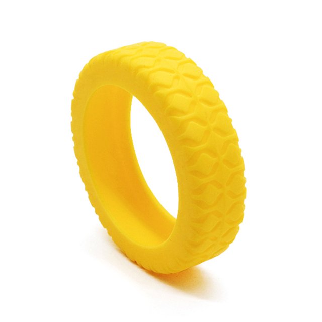 Luggage Wheels Protector Suitcase Small Parts Wear Resistant Silicone Protection Cover For Most Spinners Wheels yellow 4pcs