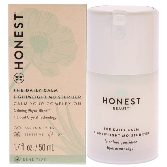 La Crème Hydratante Légère Quotidienne par Honest pour Femme - 1.7 oz Crème Hydratante