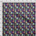 thumbnail image 4 of oneOone Tissu Jersey Viscose Multicolore Ananas Matériel de Robe Tissu Imprimé Tissu au Mètre 60 Pouces de Large, 4 of 4
