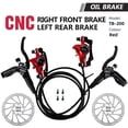 thumbnail image 3 of moobody Bicycle Hydraulic Disc Brakes Front Rear Calipers Set for MTB Mountain Bike Left Right Brake Lever Kit with 160mm Disc Rotor, 3 of 7