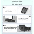 thumbnail image 4 of Base de Console pour PS5 Slim avec 11 Emplacements de Cartouches de Jeu Support de Rangement pour Édition Numérique et Disque Accessoires, 4 of 6