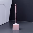 thumbnail image 1 of Birdeem Brosse de Nettoyage de Toilette avec Base Ensemble Rose, 1 of 1