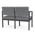 thumbnail image 5 of Lenox Steel Reception Waiting Room 2 Seats Chair / Charcoal Steel / Gray, 5 of 5